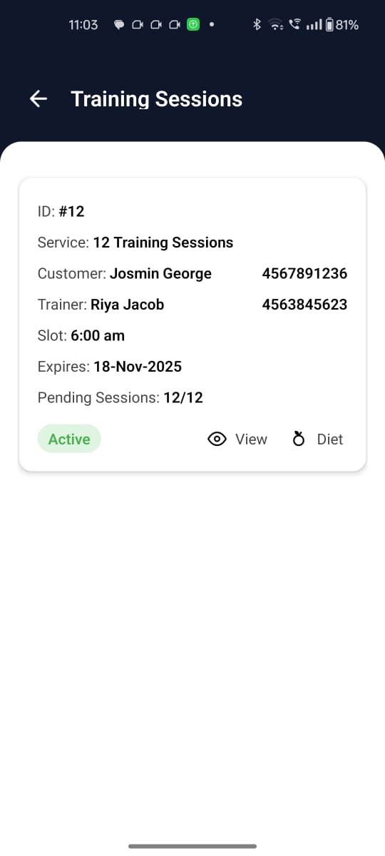 Flex Genie App Screens